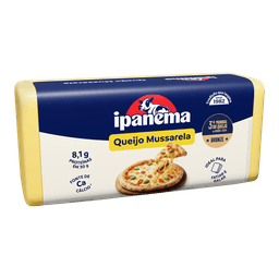 Mussarela Ipanema Peça 2kg | Caixa com 08 peças
