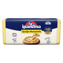 Mussarela Ipanema Peça 2kg | Caixa com 08 peças