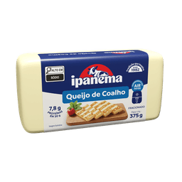 Coalho Ipanema Fração 375g | Caixa com 12 unidades