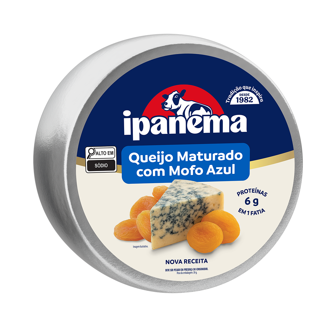Queijo Mofo Azul Ipanema Peça 3kg | Caixa com 02 unidades