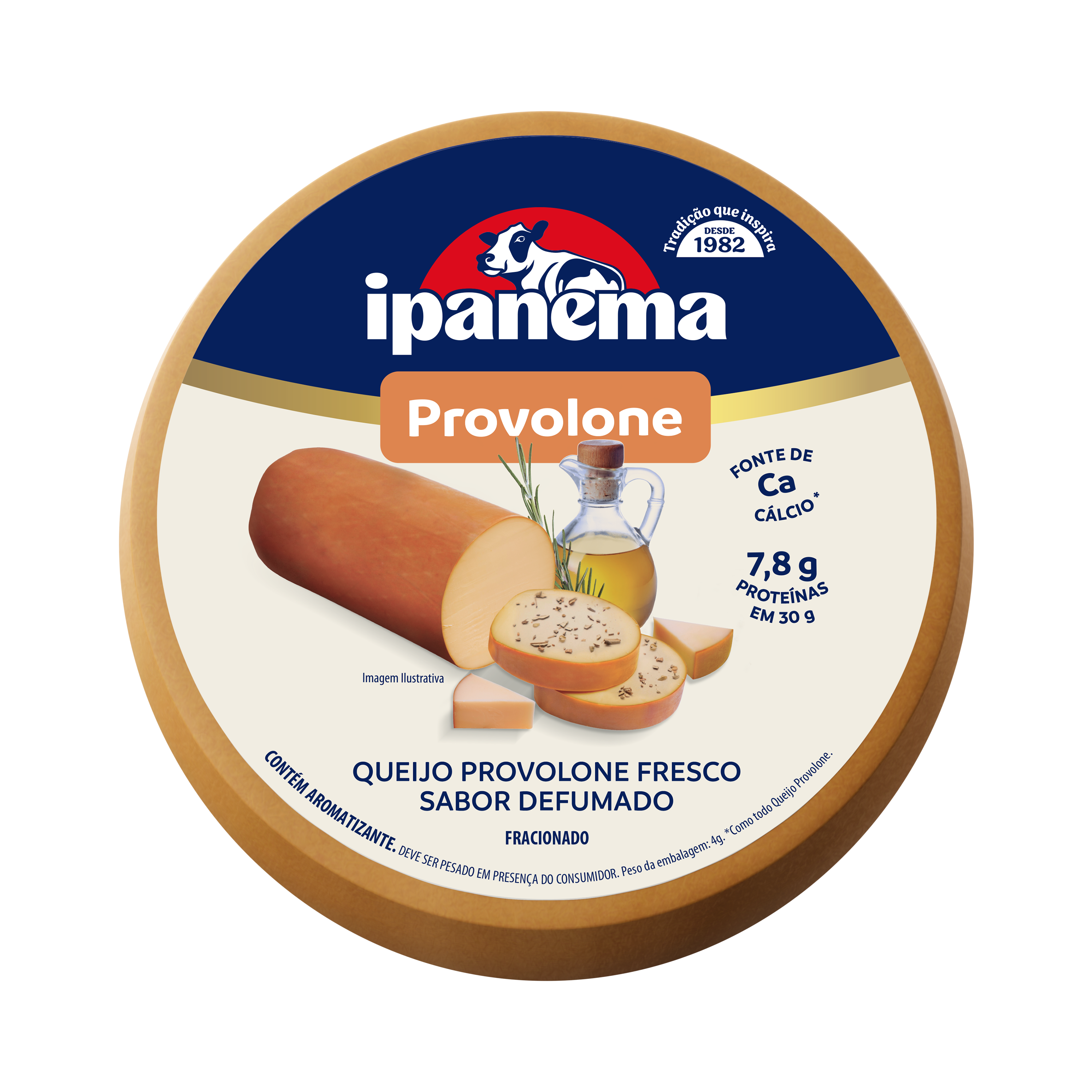 Provolone Ipanema Fração 300g | Paixa com 16 unidades