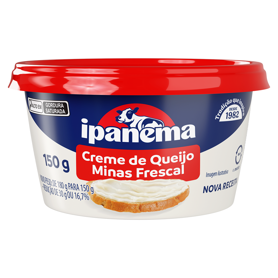 Creme De Minas Frescal Ipanema Pote 150g | Caixa com 18 unidades