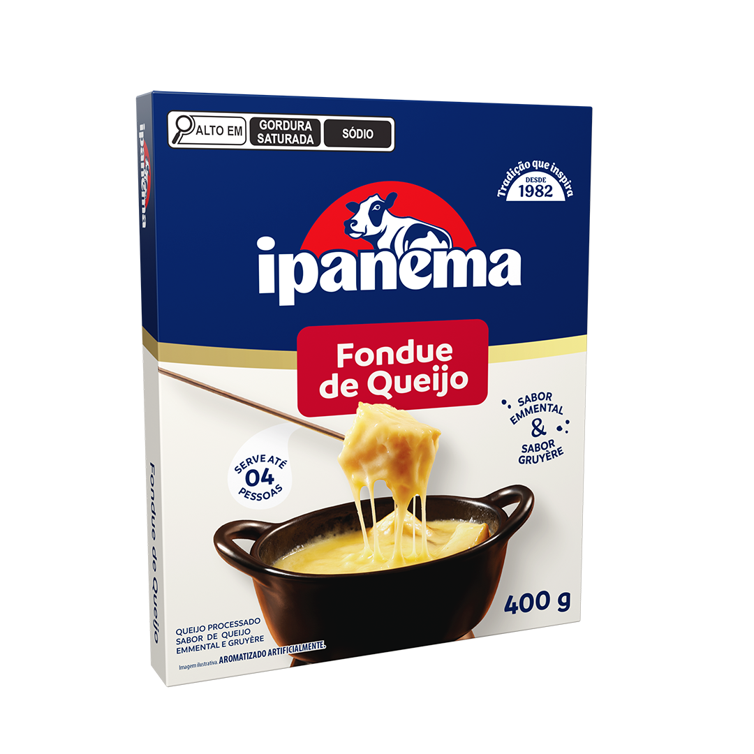 Fondue De Queijo Ipanema Cartonado 400g | Caixa com 18 unidades