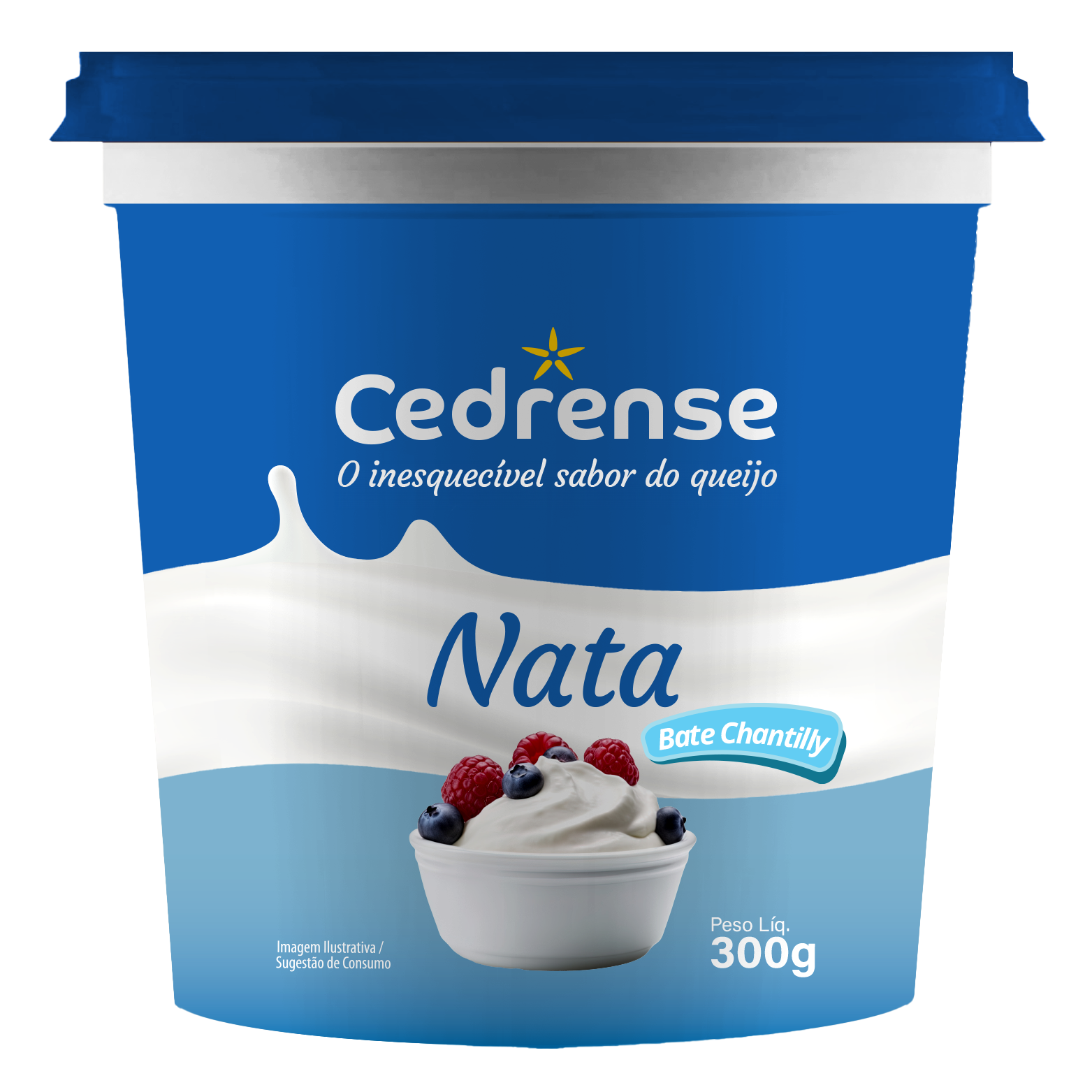 Nata Cedrense Pote 300g | Caixa com 12 unidades
